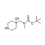 4-[[Boc(methyl)amino]methyl]piperidin-4-ol