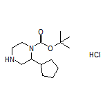 1-Boc-2-cyclopentylpiperazine Hydrochloride