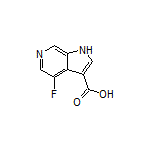 4-Fluoro-6-azaindole-3-carboxylic Acid