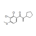 2-Cyclopentyl-1-(2,3-dichloro-4-methoxyphenyl)-2-propen-1-one