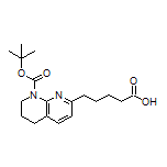 5-(8-Boc-5,6,7,8-tetrahydro-1,8-naphthyridin-2-yl)pentanoic Acid