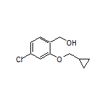 4-Chloro-2-(cyclopropylmethoxy)benzyl Alcohol