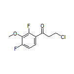 3-Chloro-1-(2,4-difluoro-3-methoxyphenyl)-1-propanone