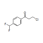 3-Chloro-1-[4-(difluoromethyl)phenyl]-1-propanone