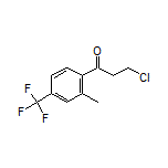 3-Chloro-1-[2-methyl-4-(trifluoromethyl)phenyl]-1-propanone