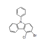 3-Bromo-4-chloro-9-phenyl-9H-carbazole