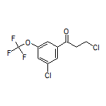 3-Chloro-1-[3-chloro-5-(trifluoromethoxy)phenyl]-1-propanone