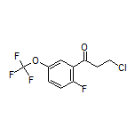 3-Chloro-1-[2-fluoro-5-(trifluoromethoxy)phenyl]-1-propanone
