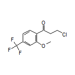 3-Chloro-1-[2-methoxy-4-(trifluoromethyl)phenyl]-1-propanone