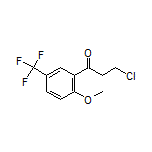 3-Chloro-1-[2-methoxy-5-(trifluoromethyl)phenyl]-1-propanone