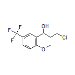 3-Chloro-1-[2-methoxy-5-(trifluoromethyl)phenyl]-1-propanol