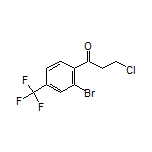 1-[2-Bromo-4-(trifluoromethyl)phenyl]-3-chloro-1-propanone
