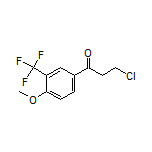 3-Chloro-1-[4-methoxy-3-(trifluoromethyl)phenyl]-1-propanone