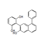 2-(3-Hydroxy-8-phenyl-2-naphthyl)benzene-1,3-diol