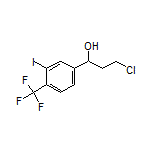 3-Chloro-1-[3-iodo-4-(trifluoromethyl)phenyl]-1-propanol