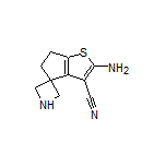 2’-Amino-5’,6’-dihydrospiro[azetidine-3,4’-cyclopenta[b]thiophene]-3’-carbonitrile