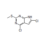 4,6-Dichloro-2-(methylthio)-7H-pyrrolo[2,3-d]pyrimidine