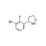 3-(3-Bromo-2-fluorophenyl)isoxazolidine