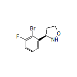(R)-3-(2-Bromo-3-fluorophenyl)isoxazolidine