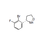 (S)-3-(2-Bromo-3-fluorophenyl)isoxazolidine