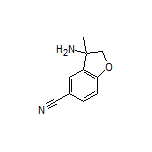 3-Amino-3-methyl-2,3-dihydrobenzofuran-5-carbonitrile