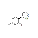 (R)-3-(2-Fluoro-4-methylphenyl)isoxazolidine