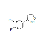 3-(3-Chloro-4-fluorophenyl)isoxazolidine
