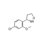 3-(4-Chloro-2-methoxyphenyl)isoxazolidine