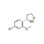 (S)-3-(4-Chloro-2-methoxyphenyl)isoxazolidine