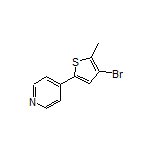 4-(4-Bromo-5-methyl-2-thienyl)pyridine