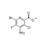 Methyl 4-Amino-6-bromo-3-chloro-5-fluoropyridine-2-carboxylate