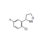 3-(2-Chloro-5-iodophenyl)isoxazolidine