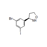 (R)-3-(3-Bromo-5-iodophenyl)isoxazolidine