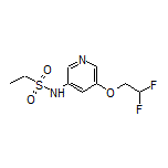 N-[5-(2,2-Difluoroethoxy)-3-pyridyl]ethanesulfonamide