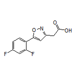 2-[5-(2,4-Difluorophenyl)-3-isoxazolyl]acetic Acid