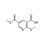 2-Methoxy-5-(methoxycarbonyl)nicotinic Acid