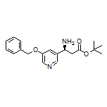 tert-Butyl (S)-3-Amino-3-[5-(benzyloxy)-3-pyridyl]propanoate