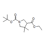 Ethyl 1-Boc-4,4-dimethylpyrrolidine-3-carboxylate