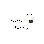 (S)-3-(2-Bromo-5-iodophenyl)isoxazolidine