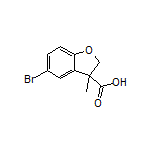 5-Bromo-3-methyl-2,3-dihydrobenzofuran-3-carboxylic Acid