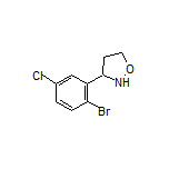 3-(2-Bromo-5-chlorophenyl)isoxazolidine