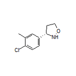 (S)-3-(4-Chloro-3-methylphenyl)isoxazolidine