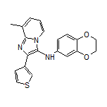 N-(2,3-Dihydrobenzo[b][1,4]dioxin-6-yl)-8-methyl-2-(3-thienyl)imidazo[1,2-a]pyridin-3-amine