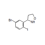 3-(5-Bromo-2-iodophenyl)isoxazolidine