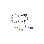 4-Amino-1H-pyrazolo[3,4-d]pyrimidine-3-carboxylic Acid