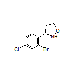 3-(2-Bromo-4-chlorophenyl)isoxazolidine