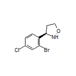 (R)-3-(2-Bromo-4-chlorophenyl)isoxazolidine