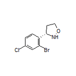 (S)-3-(2-Bromo-4-chlorophenyl)isoxazolidine