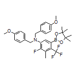 5-[Bis(4-methoxybenzyl)amino]-4-fluoro-3-methyl-2-(trifluoromethyl)phenylboronic Acid Pinacol Ester