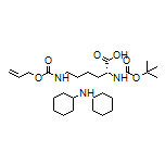 Dicyclohexylamine (R)-6-[[(Allyloxy)carbonyl]amino]-2-(Boc-amino)hexanoate